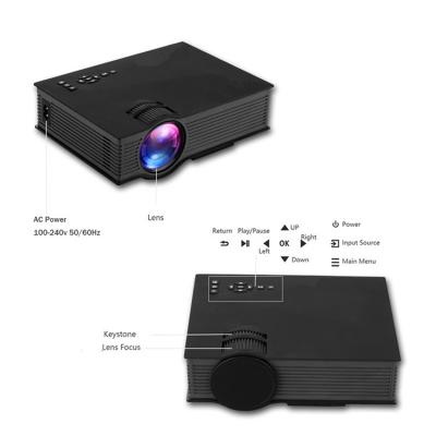 China High Quality Full Hd LED 1080p Home Cinema Portable DLP Projector UC46+ DLP Maker Projector for sale