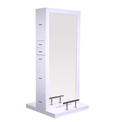 China Modern Hair Salon Mirror Station / Double Sided Styling Mirror Station / Mirror Station for sale