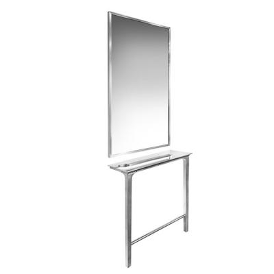 China Modern Barber Mirror Salon Mirror Station For Barber Shop Furniture Styling Mirror Station for sale