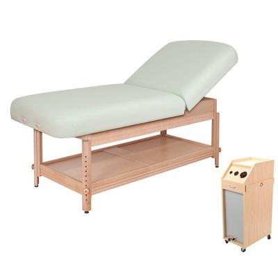 China Beautiful Wooden Appearance Salon Beauty Facial Bed for sale