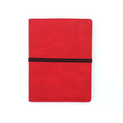 China Hard Cover Book Organizer A5 Ring Binder PU Powerbank Leather Notebook with 8G Usb Flash Memory Hard Drive for sale