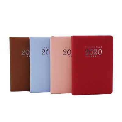 China Manufacturer Customized Logo Diary Pu Student Calendar Printed Leather Diary Notebook for sale