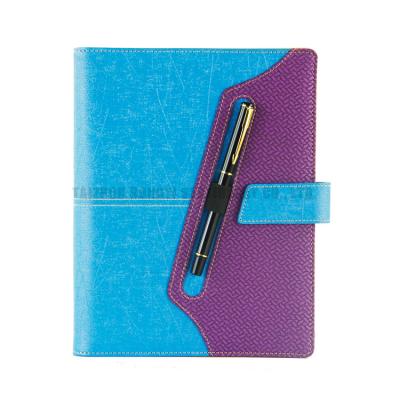 China 2019 Hardcover Book Business Gift Set PU Leather Korean Stationery Wholesale With Pen for sale