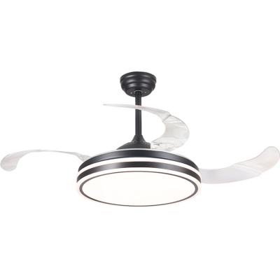 China Modern Simple Popular Indoor Ceiling Light 42inch Invisible Fan With Modern LED Light And Remote Control for sale