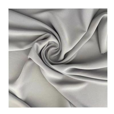 China Best performance 190gsm anti-static 100% polyester fabric blend yarn twill-satin fabric for dress for sale