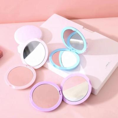 China Custom Logo Pocket Mirror Round Cosmetic Enlarging Mini Folding Makeup Mirrors High Quality Enlarging for sale