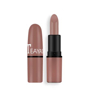 China Manufacturers Wholesale Luxury Thin Soft Waterproof Velvet 8Colors Matte Lipstick Oem Private Label Sunscreen For Student Girls for sale