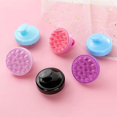 China Wholesale Waterproof Silicone Soft Head Scratch Head Household Scalp Massager Shampoo Hair Brush Salon Scalp Clean Brush for sale