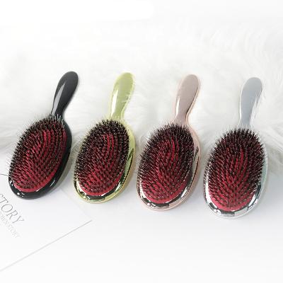 China Hot Selling Private Label Duct Detangling Hair Brush Handle Boar Bristle Air Cushion Hair Comb Waterproof Plastic Massage Brush For Women for sale