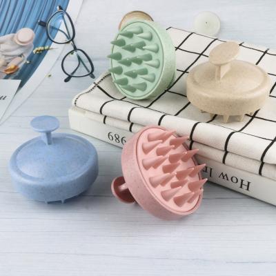 China Hot Selling Waterproof Silicon Bath Brush Soft Shampoo Private Logo Hair Scalp Massage Silicone Scrape Hair Massage Shampoo Brush for sale