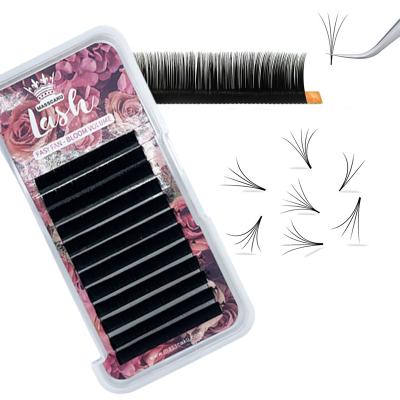 China Natural Long Volume Silk Bulk Lashes Blooming Tools Eyelash Extension for sale