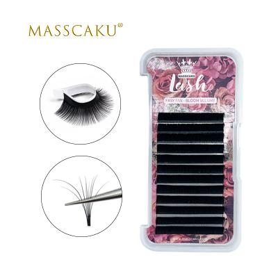 China Natural Wholesale Long Blooming Lashes All Size Lashes Blooming Self Eyelash Extension for sale