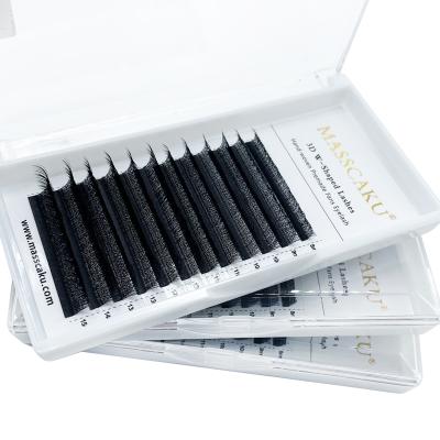 China 8-15MM Length 8-15MM Natural Synthetic W Flat Eyelash Extension W Hot Selling W Natural Long Eyelashes for sale