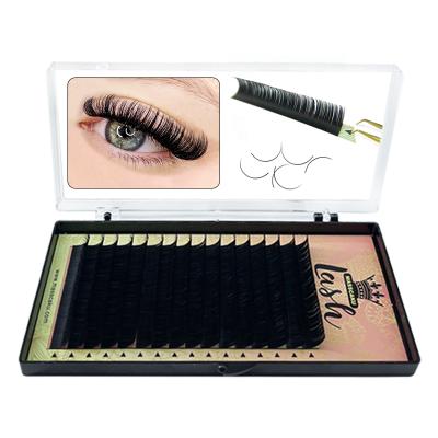 China MASSCAKU Long Volume Trays 0.03mm Long Volume Natural Curl DD False Eyelash Extension Private Label False Eyelash Super Soft Volume for sale