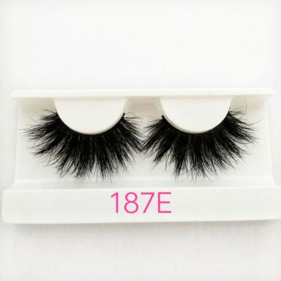 China Different styles; hot sale and premium private label high quality 3D real 25mm Mink Eyelash soft and strong strip for sale