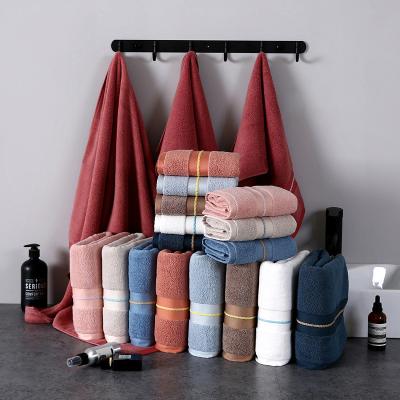 China Wholesale 100% child safe cottonFace bath towel set custom good quality hilton towel for sale