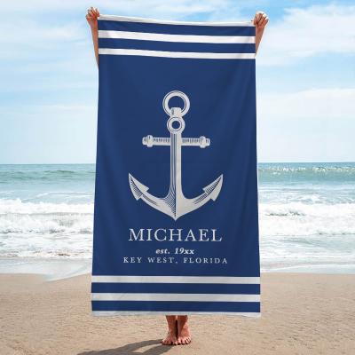 China TAIN-ZH Factory Price Compressed Turkish Microfiber Beach Towel Cheap Custom Print With Best Quality for sale