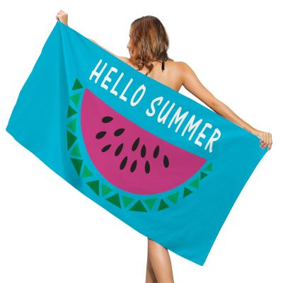 China TIAN-ZH Compressed For Coconut Tree Designs Towels Boho Hawaii Beach Towel Double Sided Wholesale for sale