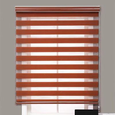 China Flame Retardant Zebra Blinds Blackout Shades High Quality Customized Ready Made Zebra Blinds for sale