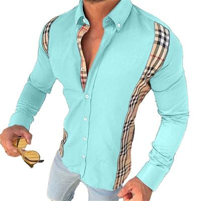 China Anti-pilling Economic Custom Design Guaranteed Quality Price Suitable Mens Casual Shirts for sale