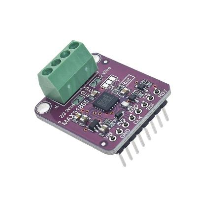 China RTD study and test--Digita to Platinum Resistance Temperature Detector Thermocouple Detector Amplifier Board Module 3.3V/5V RTD/PT100 PMAX31865 for sale