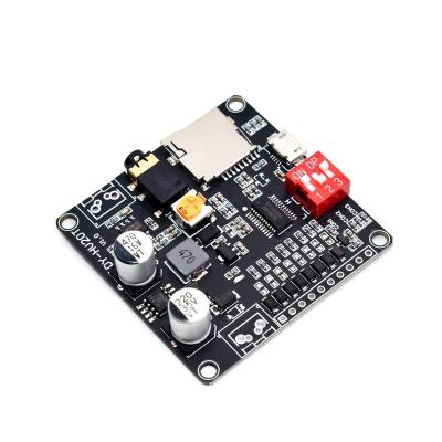 China Contact Customer Service Voice Playback Module Board MP3 Music Player 10W 20W 12V 24V Serial Playback Control DIY Electronic DY-HV8F DY-HV20T for sale