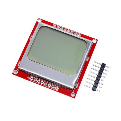 China WAVGAT LCD Module Display Screen Backlight Adapter PCB 84*48 Nokia 5110 White Screen 84*48 for sale