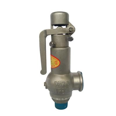 China Pipe /steam system BSP threaded screwed safety valve pressure relief valve for steam boiler for sale