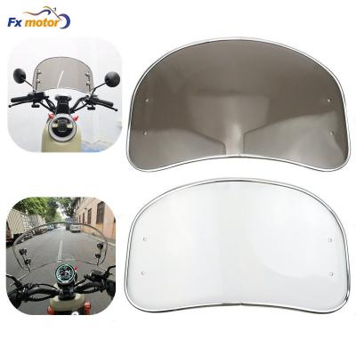 China High Quality Glass ClearThick Windshield Scooter Motorcycle Windshield For Universal for sale