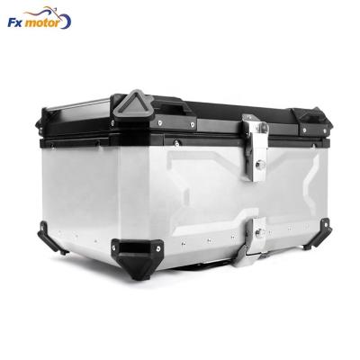 China Aluminum Alloy Factory Motorcycle 65L Tail Boxes Aluminum Top Case for sale