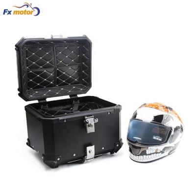 China Aluminum Alloy Factory Motorcycle Motorbike Aluminum Alloy 45L Top Delivery Box for sale