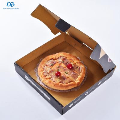 China Recyclable and Oil Proof Factory Direct Waterproof Pizza Cardboard Packaging Custom White Cardboard for sale