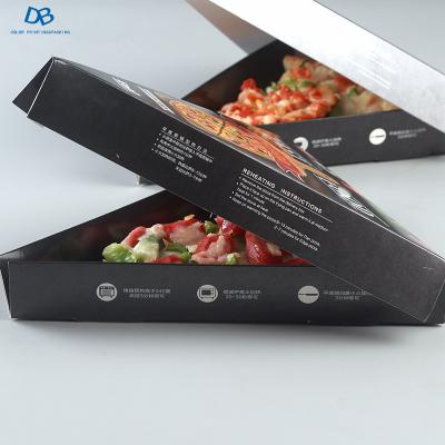 China High quality recyclable custom portable pizza box corrugated kraft paper material pizza box printing box for sale