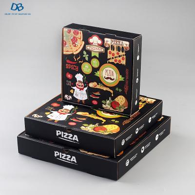 China Recyclable Eco Friendly Low Price Pizza Delivery Retail Box for sale