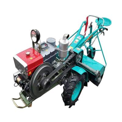 China Farms Walk-Behind Tractor 28 Hp Farm Plow Seeder Walking Tractor With Spare Parts for sale