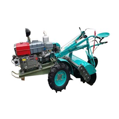 China Cultivate Mini Potato Harvester Hay Baler Walking Tractor With 28Hp Two Wheel for sale