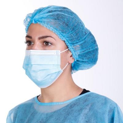 China Non Woven Elastic Disposable Earloop Face Mask , Anti-flu Disposable Mouth Mask for sale