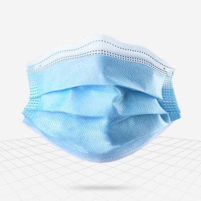 China Anti Pollution 3ply Disposable Earloop Face Mask , EO Sterile Disposable Dust Masks for sale