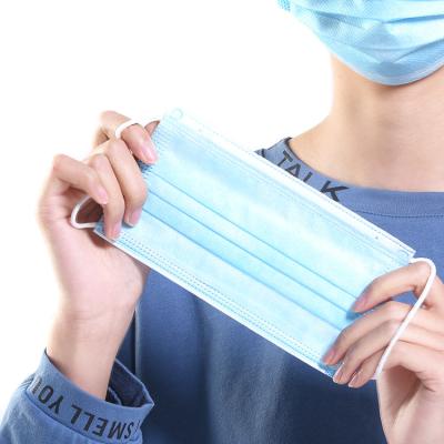 China Dust Resistant Ear-Loop 3 Layer Face Mask High Breathability With Elastic Band for sale