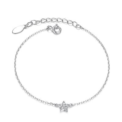 China Fashion Jewelry 2022 Women's Accessories 925 Sterling Silver Jewelry Star Charm Bracelet CLASSIC For Woman Gift for sale