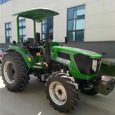 China Factory 4WD 100hp Green Wheel Tractor With Canopy Farm Tractor Agricultural Tractor Cultivator Quality Engine For Sale With Low Price for sale