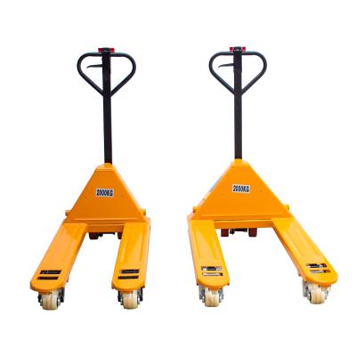 China 2 Ton Electric Pallet Truck Hotels Construction Site Semi-electric Traction Brick Climbing Hydraulic Truck for sale