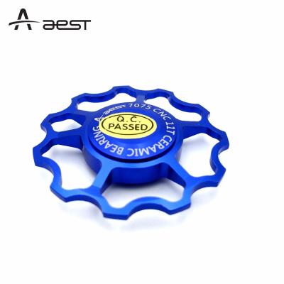 China Ceramic Pulley Ratio Rear Derailleurs, Jockey Wheel Pairs Pulley of Mountain Bike/Road AEST Bike for sale