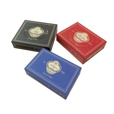 China Custom Logo Printing Wooden Cigar Box Magnetic Closure Cigar Packaging Box Wooden Case for sale