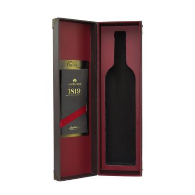 China Creative Retro Wine Beverage Packaging Foam Insert Recyclable Premium Customized Cardboard Wooden Case Paper Box for sale