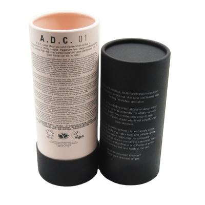 China Biodegradable Custom Printed Round Cylinder Gift Paper Box Packaging For Cosmetics Perfume Cardboard Cardboard Tube for sale