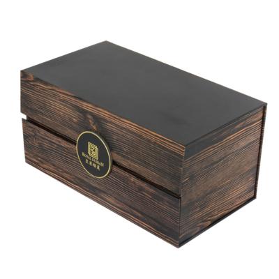 China Customized Wood Design Grade Tree Biodegradable Top Model Like Mooncake Food Storage Box For Feast for sale