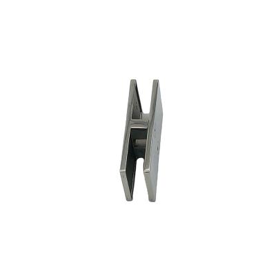 China Traditional Durable 304 316 Grade Stainless Steel D Shape Railing Accessories Mounting Around Clamp Stair Glass Clip To Fix 8mm 10mm 12mm for sale