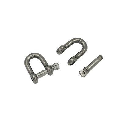 China Mountaineering accessories Good Quality 304 Stainless steel Rigging Hardware wide D anchor shackle for Sales for sale