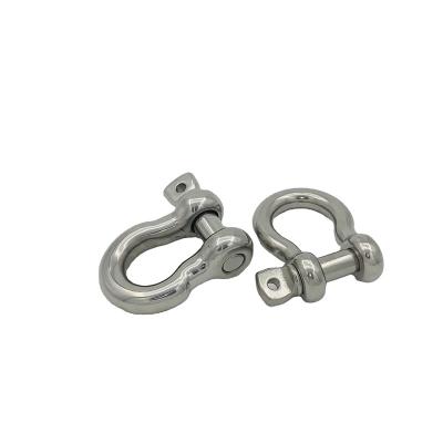 China Mountaineering accessories Nickel plated Double Eye Link Chain Swivel Eye Steel Swivel Ring for Rigging for sale